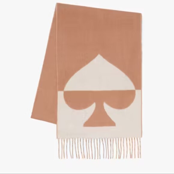kate spade Accessories - KATE SPADE Wool Cashmere Oversized Scarf  Cream NWT MSRP $149